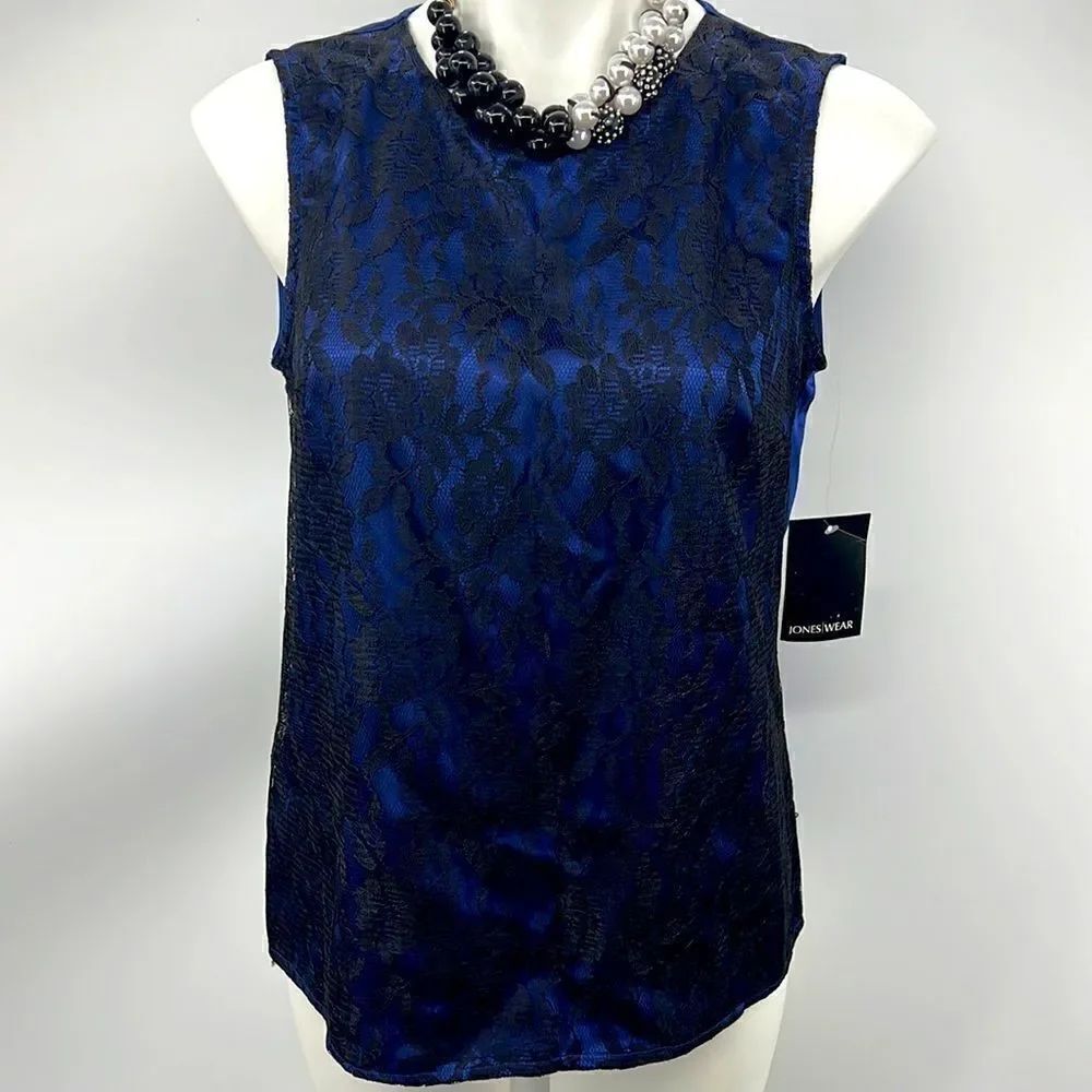 Jones Wear Abby Road sleeveless lace tank